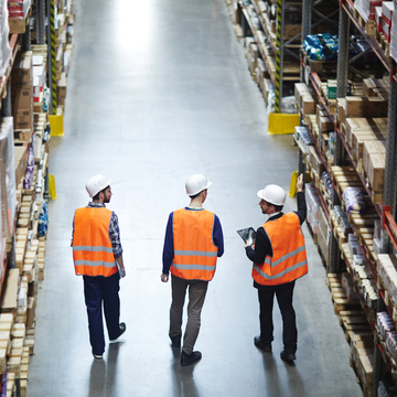 warehouse workers