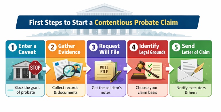 First Steps to a Contentious Probate Claim